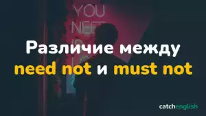 Различие между Need not и Must not